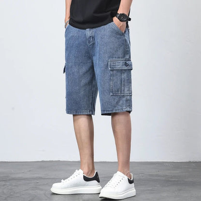 Bradford Denim Cargo Shorts - Preston & Bradford