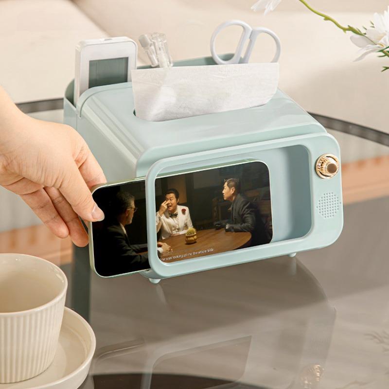 Retro TV Tissue and Phone Organizer - Preston & Bradford