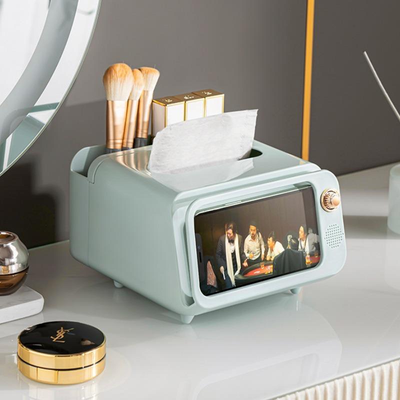 Retro TV Tissue and Phone Organizer - Preston & Bradford