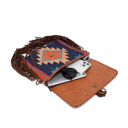 Navajo Spirit Fringe Shoulder Bag - Preston Peak