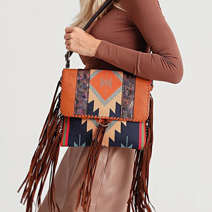 Navajo Spirit Fringe Shoulder Bag - Preston Peak