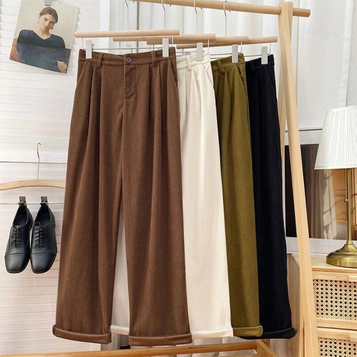 RetroRide Corduroy Trousers - Preston Peak