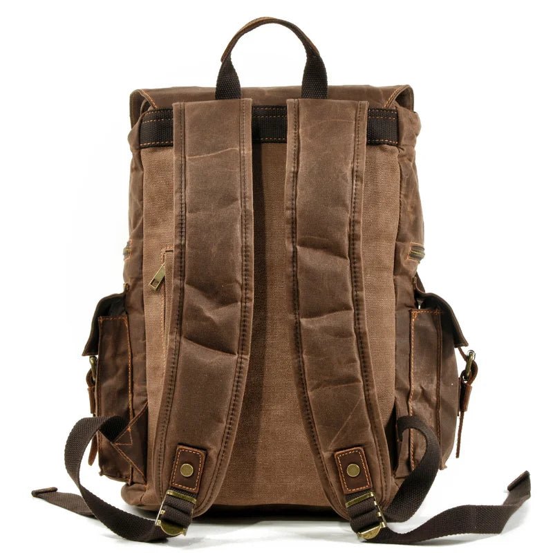 The Adventurer Waxed Canvas Backpack - Preston Peak