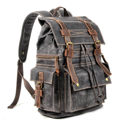 The Adventurer Waxed Canvas Backpack - Preston Peak