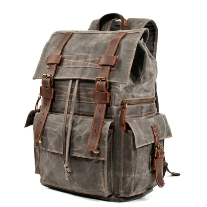 The Adventurer Waxed Canvas Backpack - Preston Peak