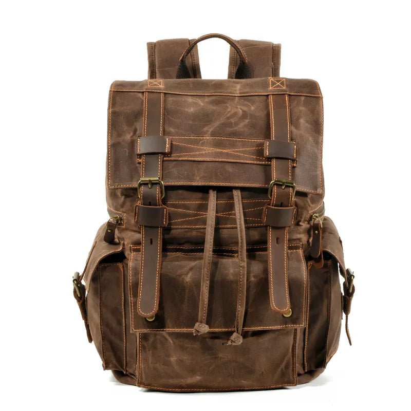 The Adventurer Waxed Canvas Backpack - Preston Peak