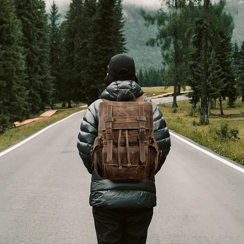 The Adventurer Waxed Canvas Backpack - Preston Peak