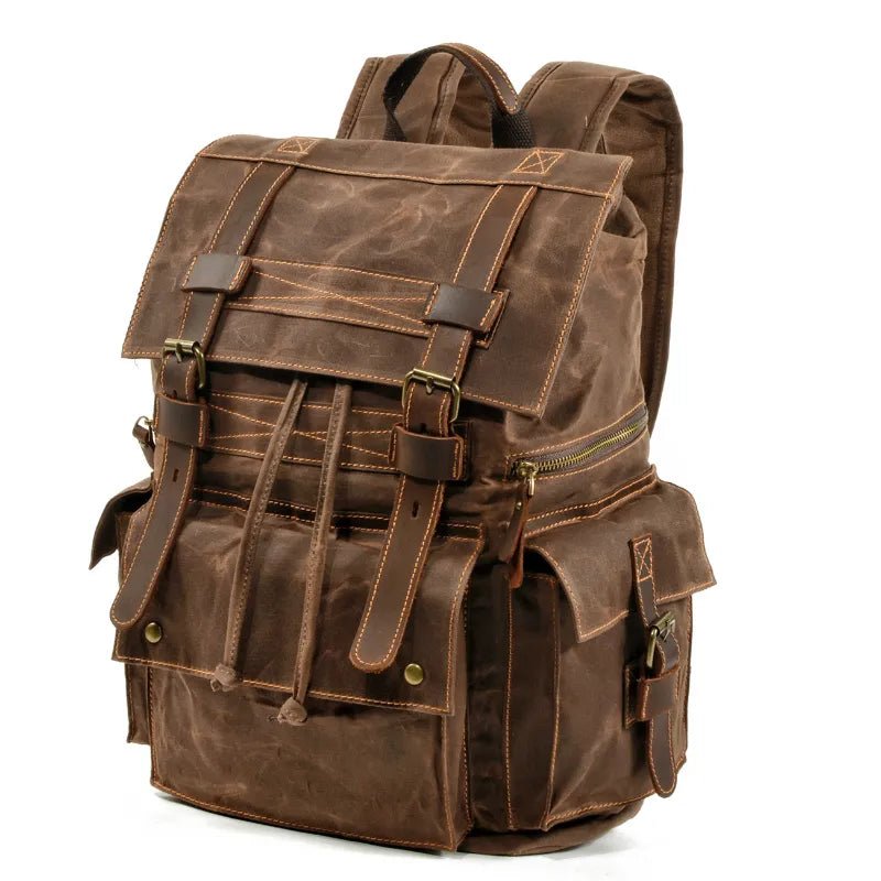 The Adventurer Waxed Canvas Backpack - Preston Peak