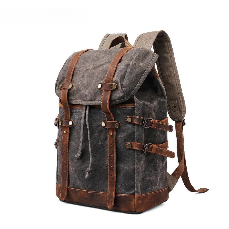 The Wayfarer Waxed Canvas Backpack - Preston Peak