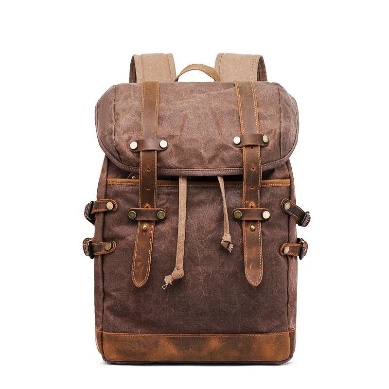 The Wayfarer Waxed Canvas Backpack - Preston Peak